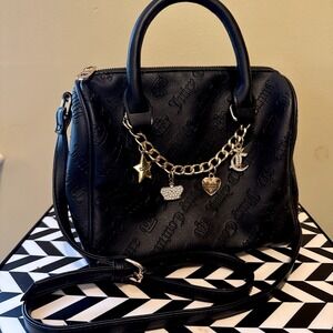 Juicy Couture I'm‎ Not Your Babe Black Crossbody Bag Women's With Zipper